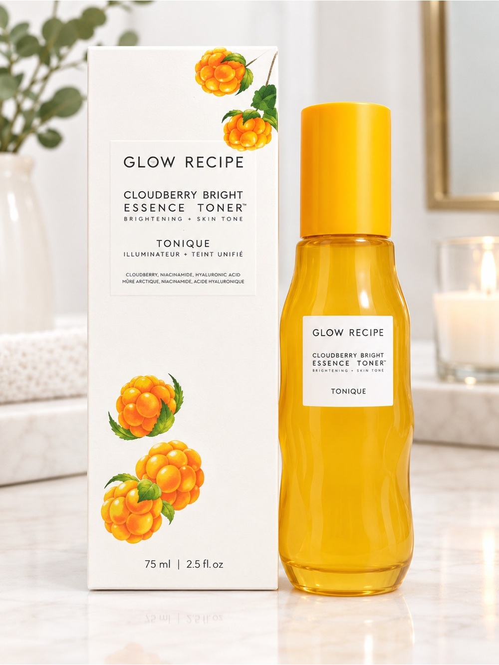 Glow Recipe Cloudberry Bright Essence Toner 75ml Full Size NEW